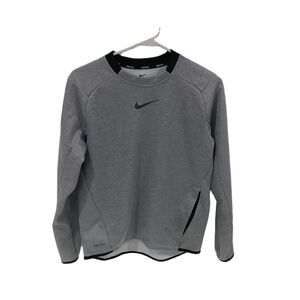 Nike‎ Golf Gray Men's Dri-Fit Crew Neck Long-Sleeve Shirt Small